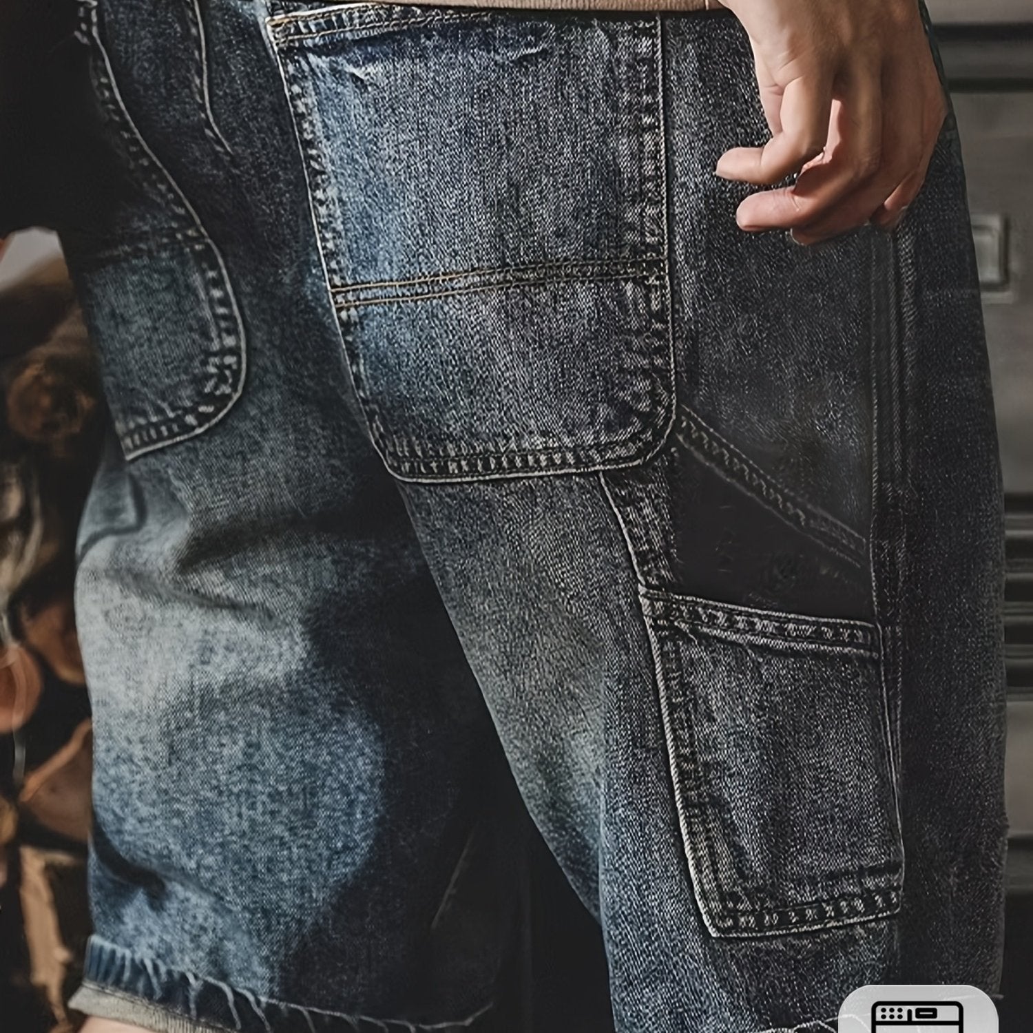 Summer Men'S Fashionable Denim Shorts Trend New American Business Summer Cool Denim Shorts Men'S Comfortable Denim Shorts Classic Design Casual Shorts
