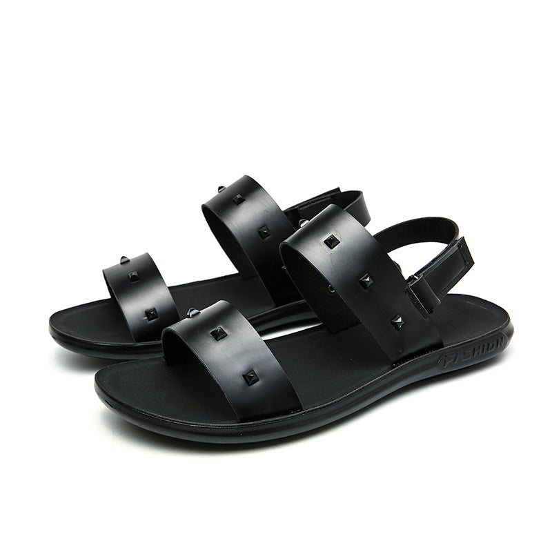 2026 Summer New Large Size Men's Sandals, Teenager Street Fashion Shoes, Breathable Casual Men's Shoes