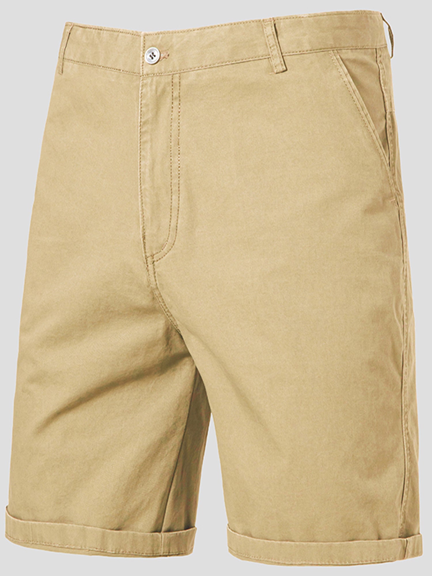 Men'S 4pcs Set, Summer Lightweight Loose Straight Shorts, 100% Casual Pants, High-Waisted Loose Business Shorts, Casual Versatile Wrinkle-Resistant Shorts
