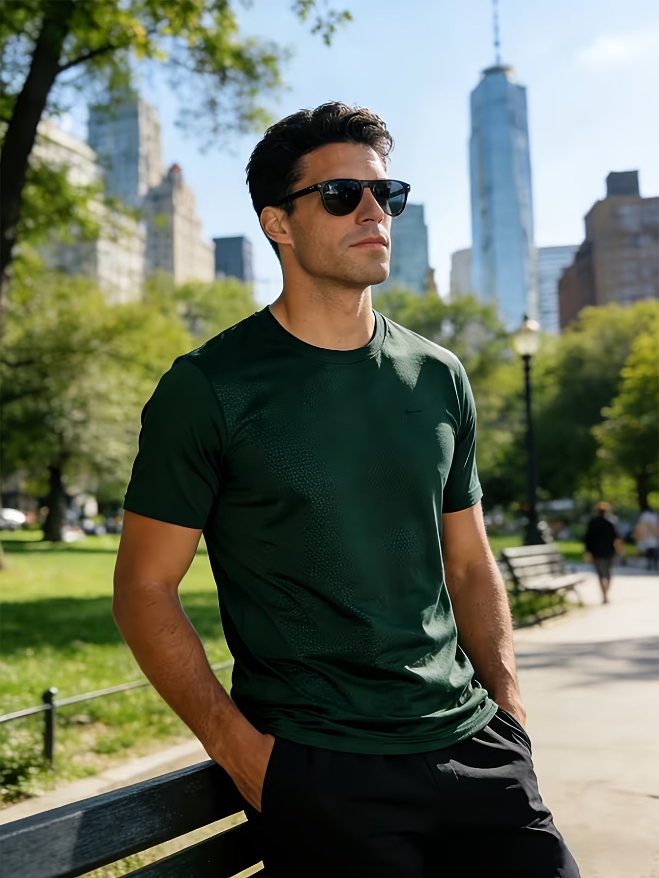 Random Color Set Of 10 Men's Pure Cotton T-Shirts, Short Sleeve Tops, Dopamine Color for Early Spring And Summer Wear, Fashionable Men's Casual Sports T-Shirts, 100% Cotton, Round Neck Short Sleeve, Regular Fit
