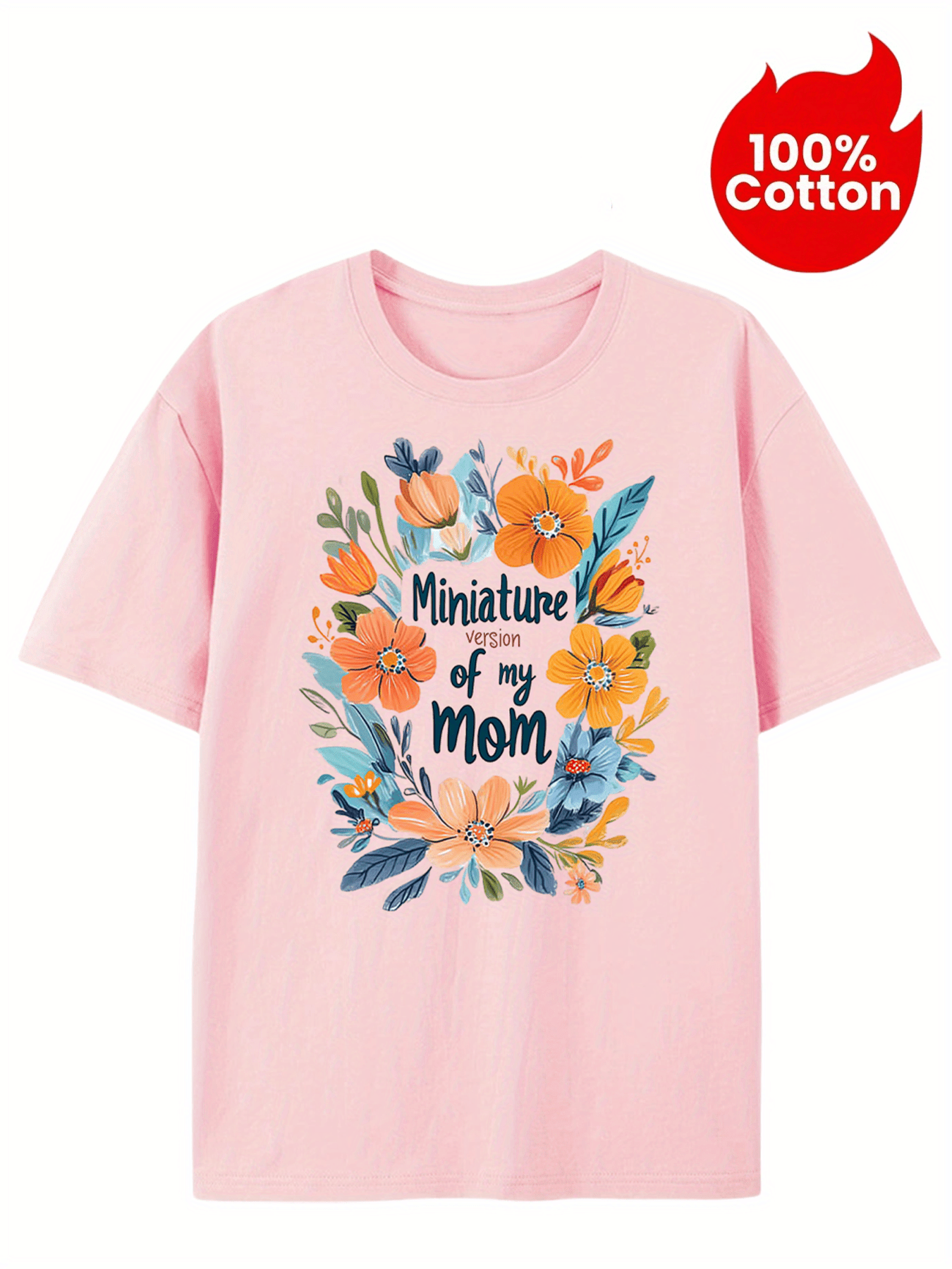 100% Pure Cotton Short Sleeved T-shirt Mixed 5-pack For Boys And Girls, Fashionable Printed Top With Text Pattern, Skin Friendly, Soft, Breathable, Sweat Absorbing, Sporty, Casual And Fashionable For Outdoor Activities