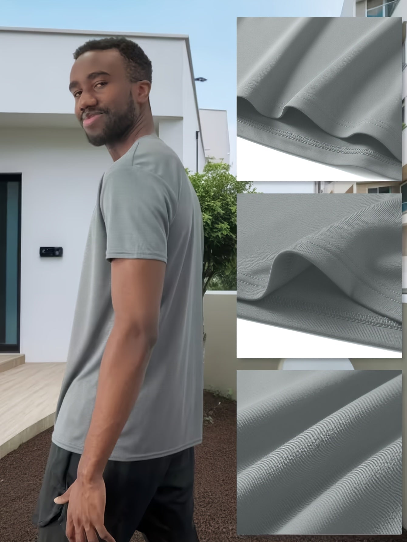 10pcs Set Of Men's Short-sleeve T-shirts, Dopamine-colored for Early Spring And Summer Wear, Solid Color Versatile, Fashionable Men's Sports T-shirts, Breathable And Elastic, Suitable for Running And Fitness, 100% Cotton, Round Neck Short Sleeves
