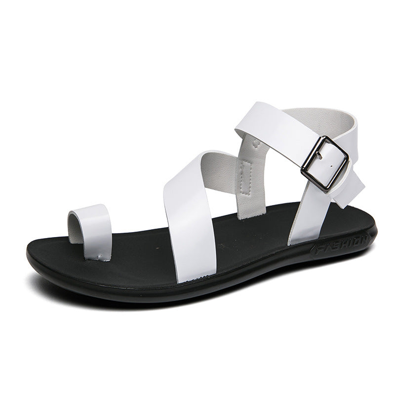 2026 Summer New Large Size Men's Sandals, Teenager Street Fashion Shoes, Breathable Casual Men's Shoes