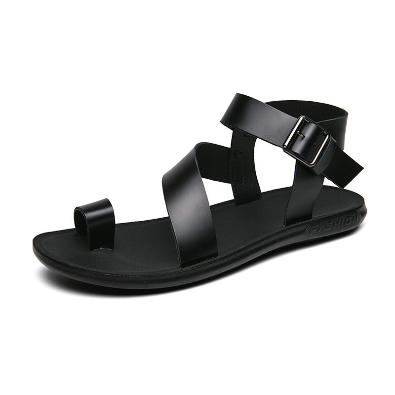 2026 Summer New Large Size Men's Sandals, Teenager Street Fashion Shoes, Breathable Casual Men's Shoes